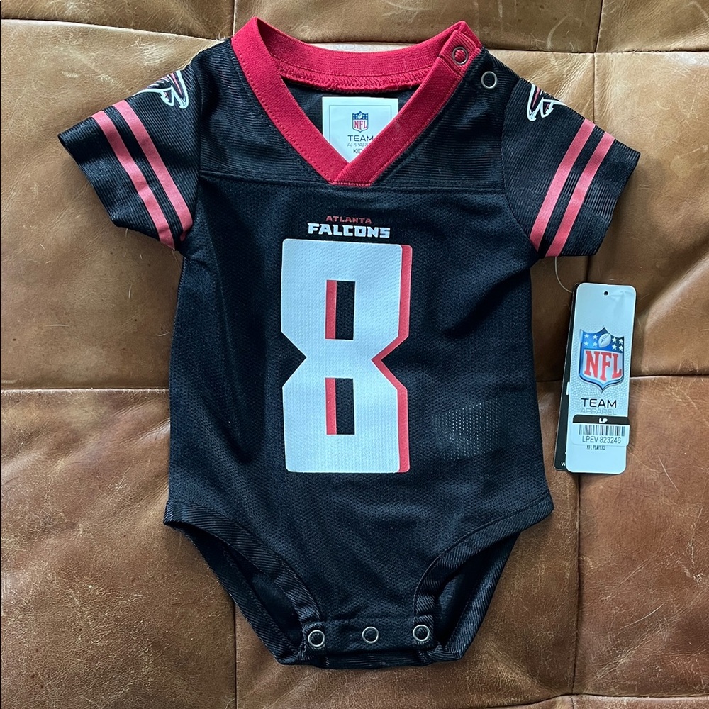 NFL Kyle Pitts Atlanta Falcons Baby Jersey Onesie 0-3 months